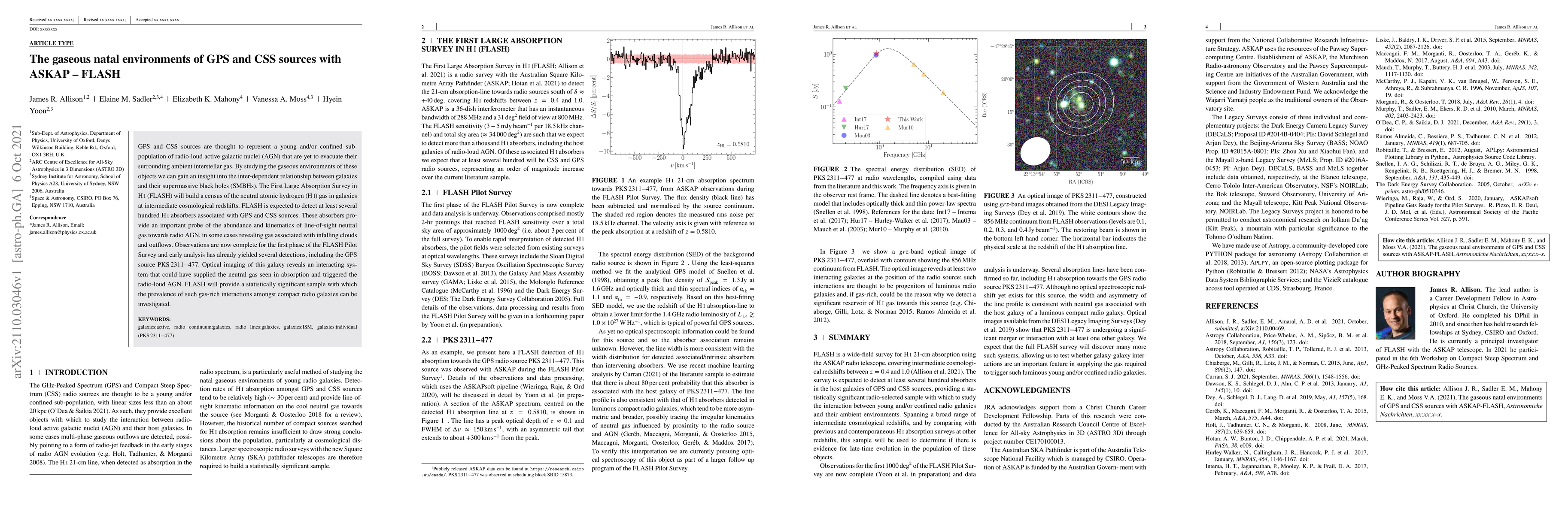 Thumbnail for The gaseous natal environments of GPS and CSS sources with ASKAP --
  FLASH