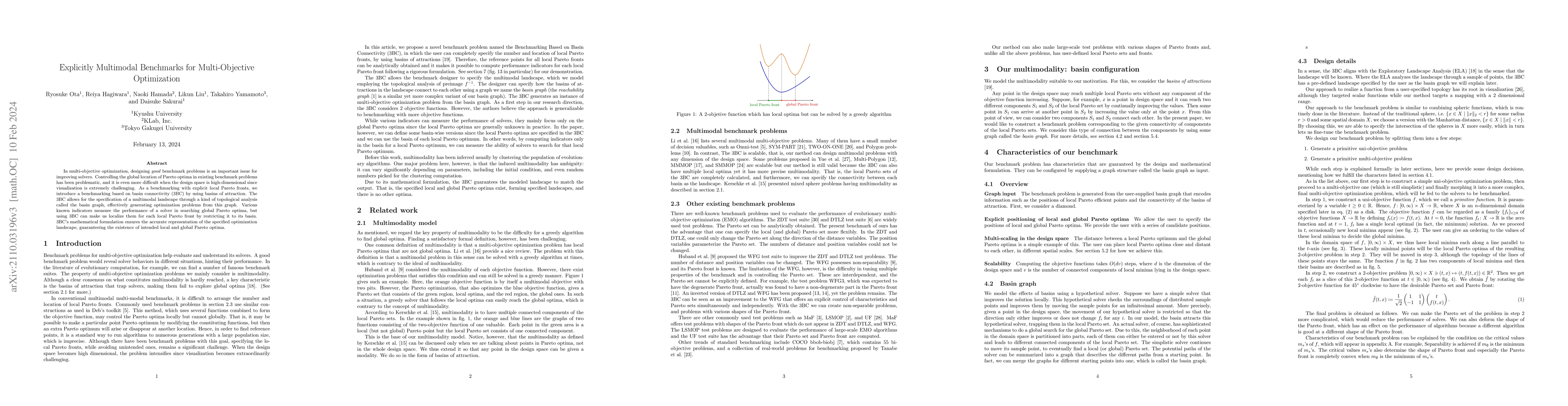 Thumbnail for Explicitly Multi-Modal Benchmarks for Multi-Objective Optimization