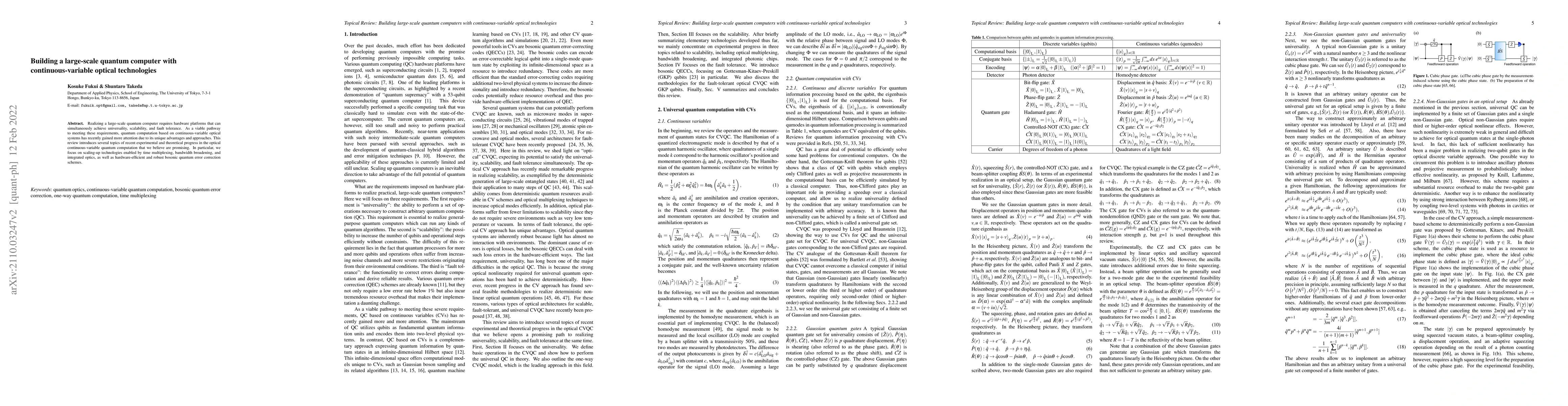 Thumbnail for Building a large-scale quantum computer with continuous-variable optical
  technologies