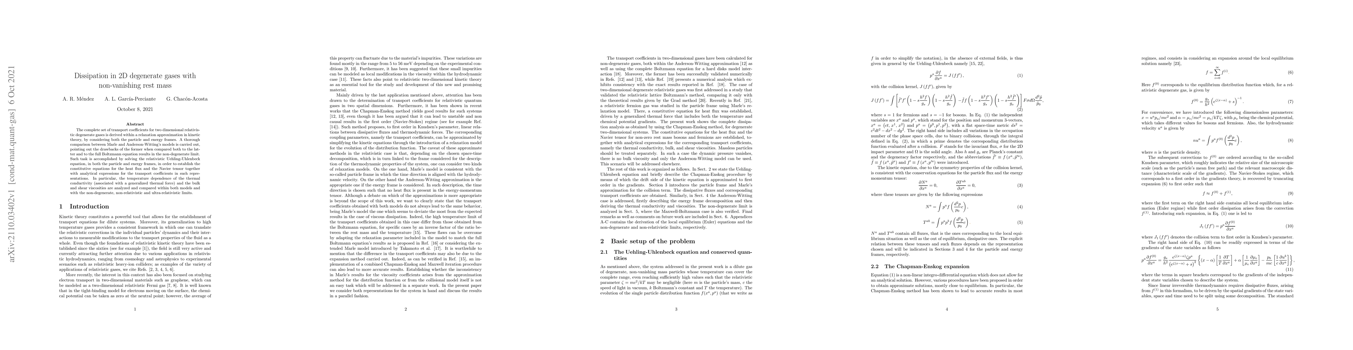 Thumbnail for Dissipation in 2D degenerate gases with non-vanishing rest mass