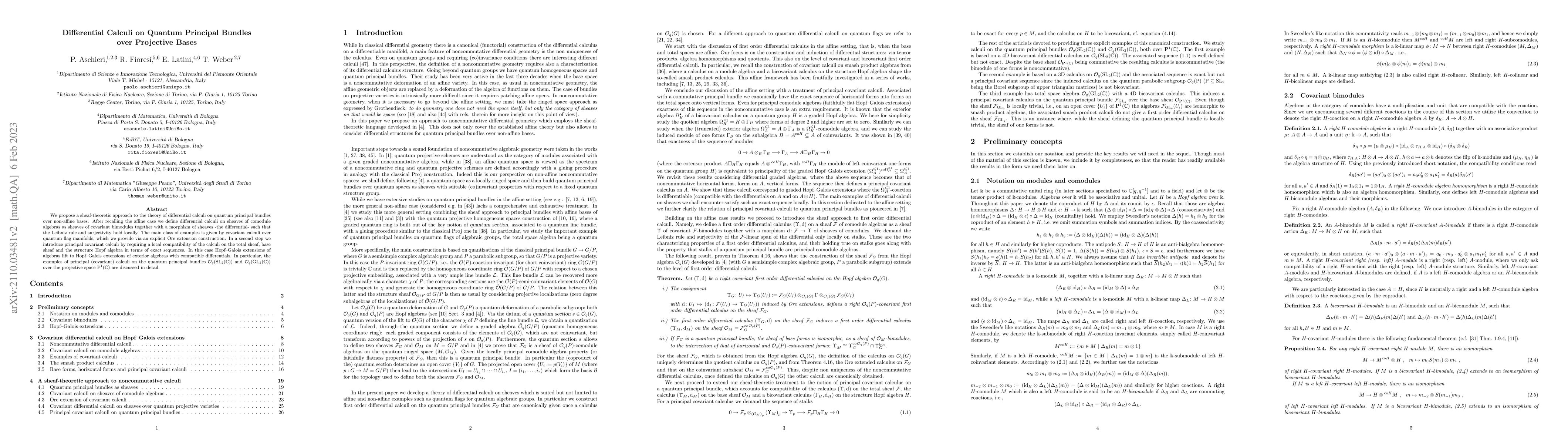 Thumbnail for Differential Calculi on Quantum Principal Bundles over Projective Bases