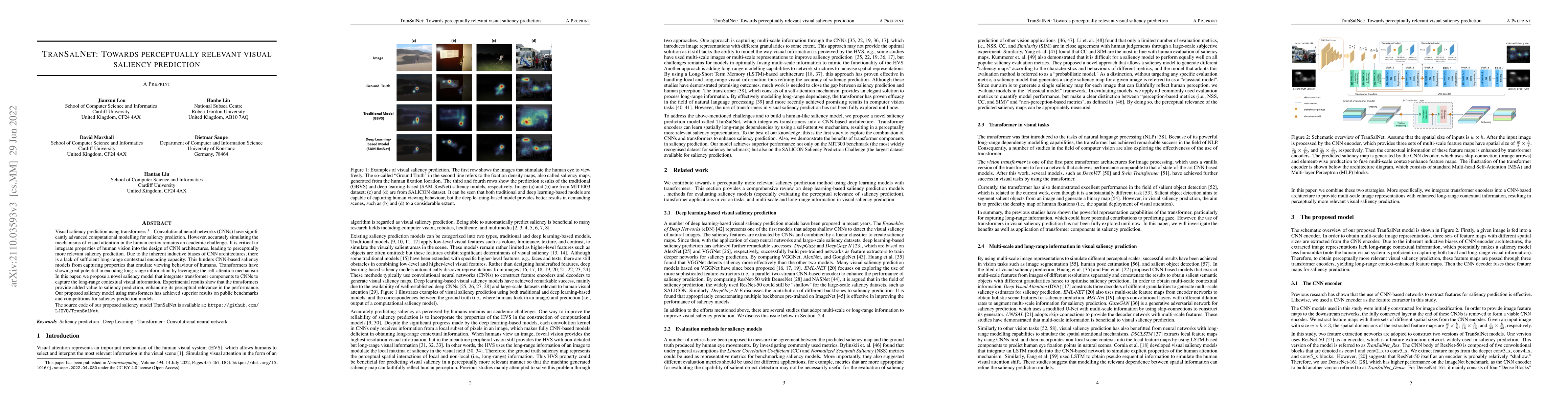 Thumbnail for TranSalNet: Towards perceptually relevant visual saliency prediction