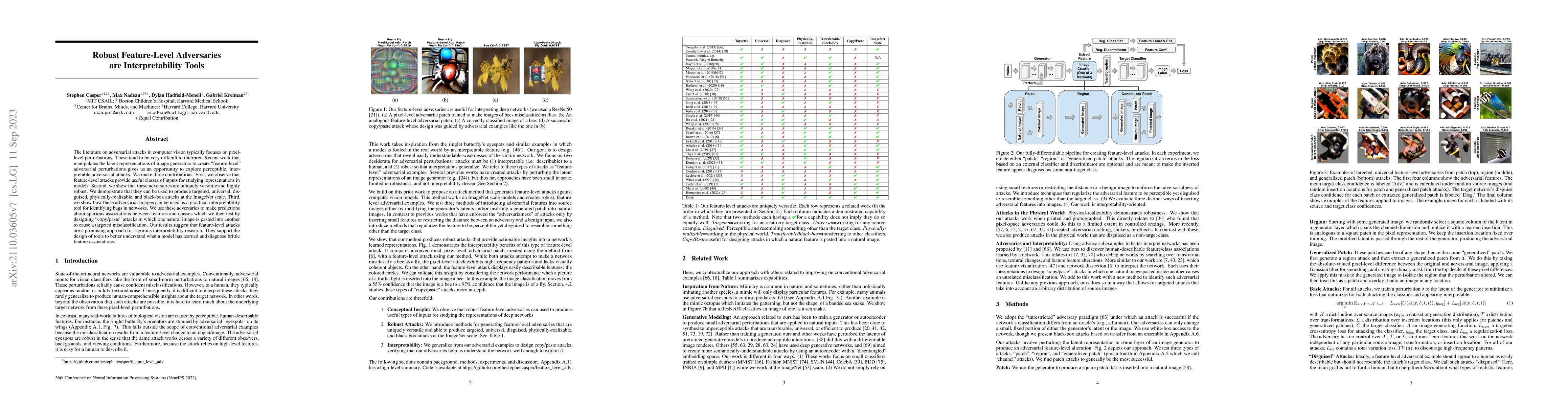 Thumbnail for Robust Feature-Level Adversaries are Interpretability Tools