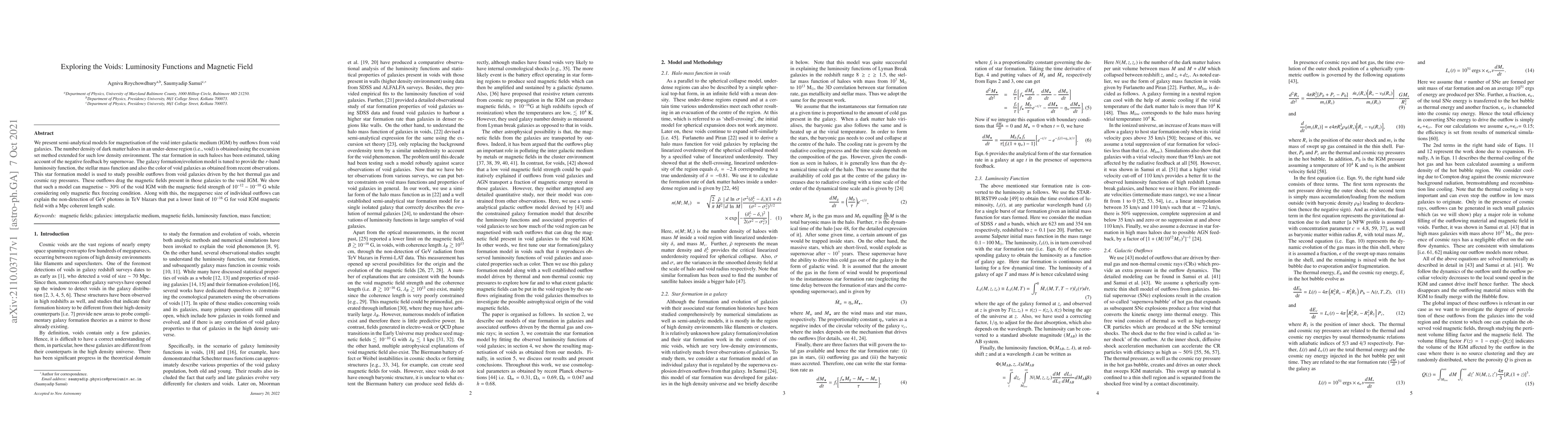 Thumbnail for Exploring the Voids: Luminosity Functions and Magnetic Field