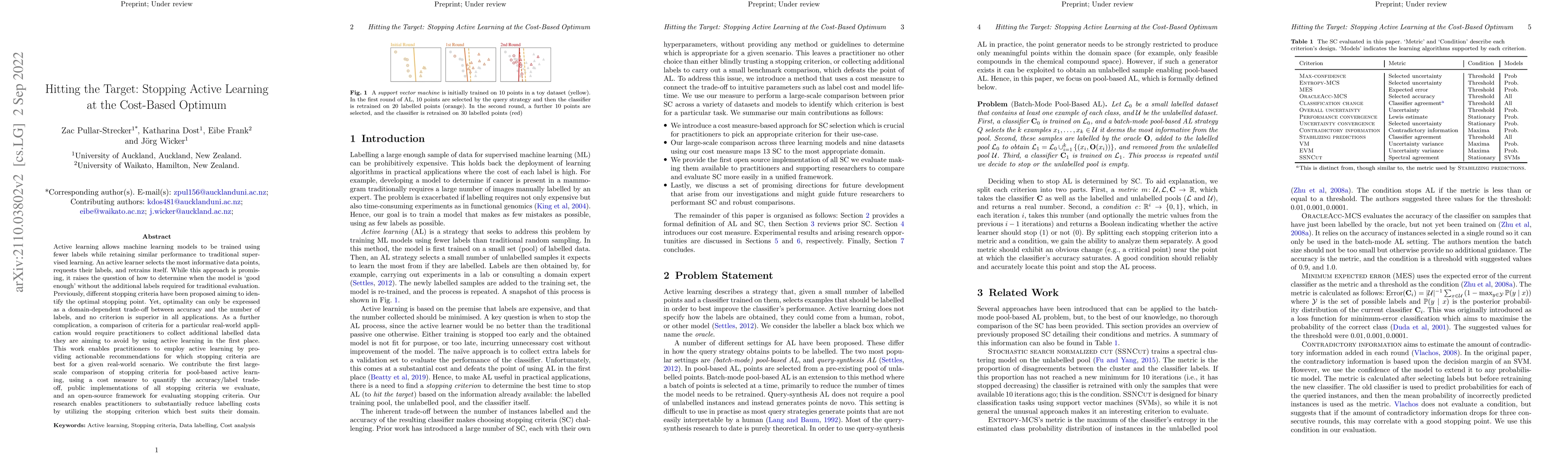 Thumbnail for Hitting the Target: Stopping Active Learning at the Cost-Based Optimum