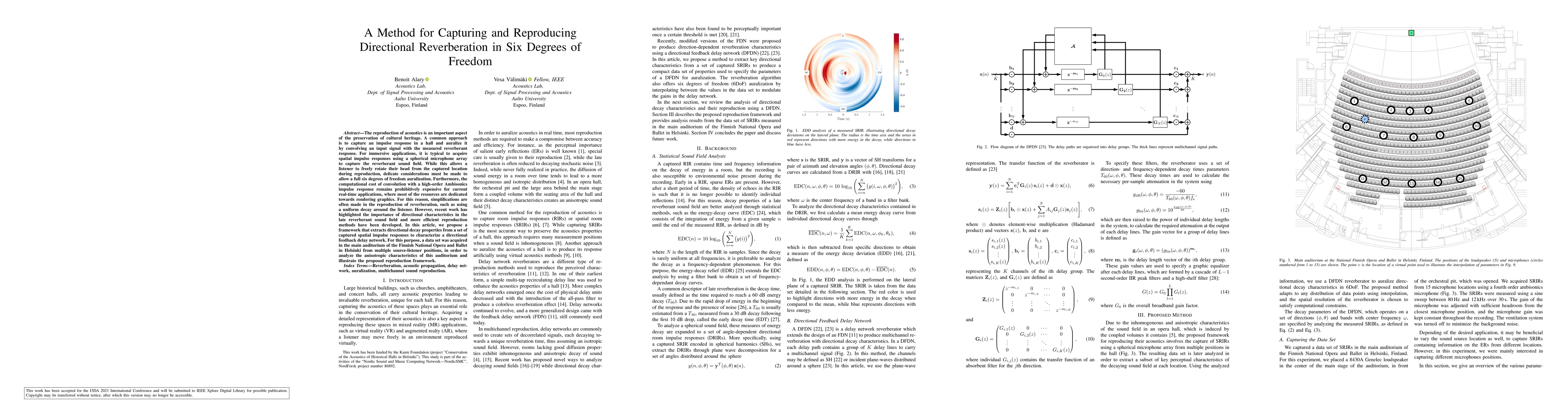 Thumbnail for A Method for Capturing and Reproducing Directional Reverberation in Six
  Degrees of Freedom