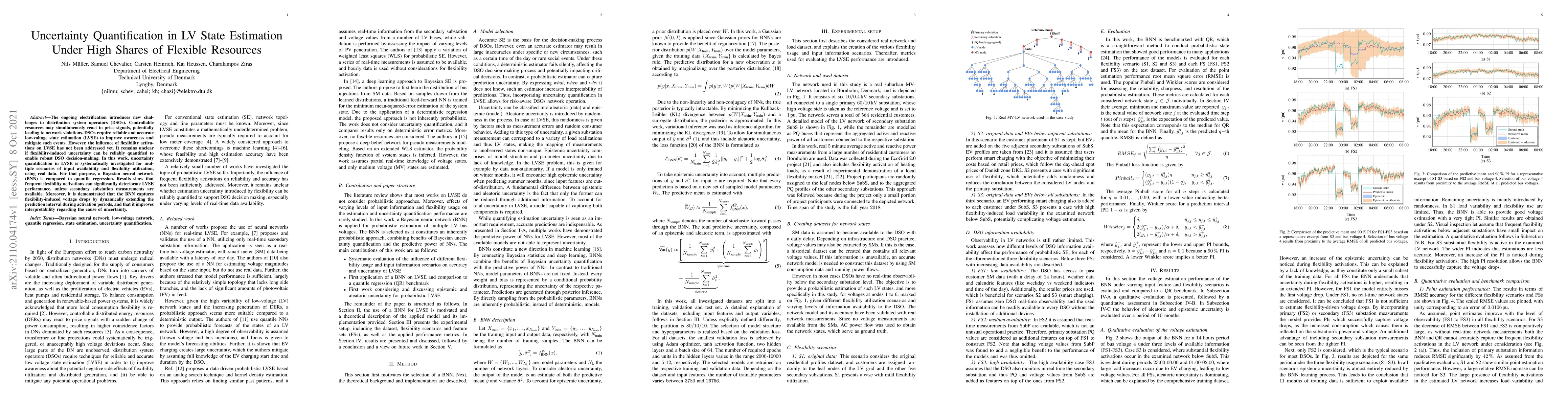 Thumbnail for Uncertainty Quantification in LV State Estimation Under High Shares of
  Flexible Resources