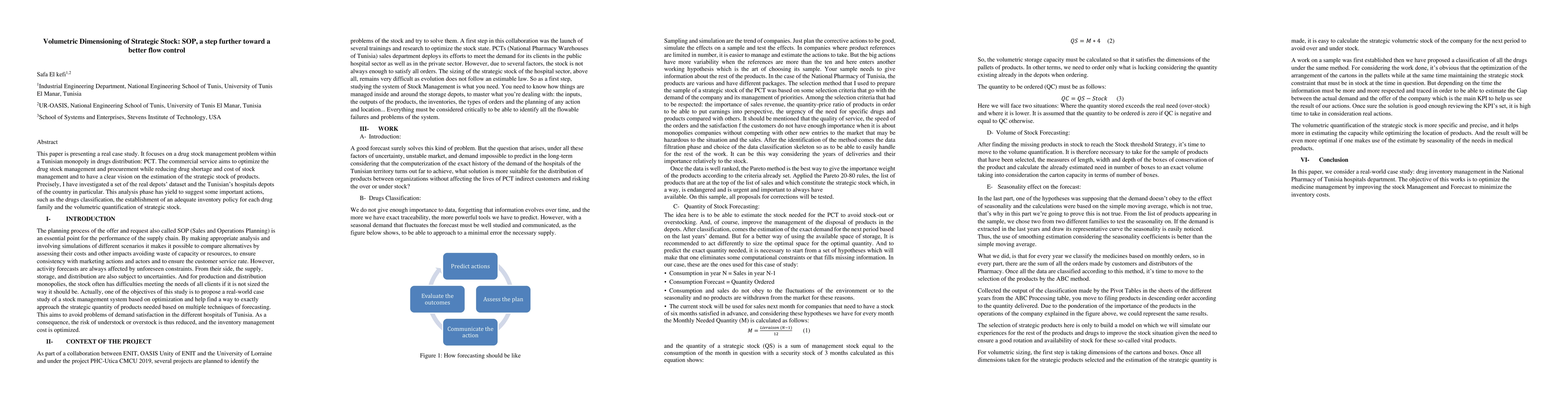 Thumbnail for Volumetric Dimensioning of Strategic Stock; SOP, a step further toward a
  better flow control