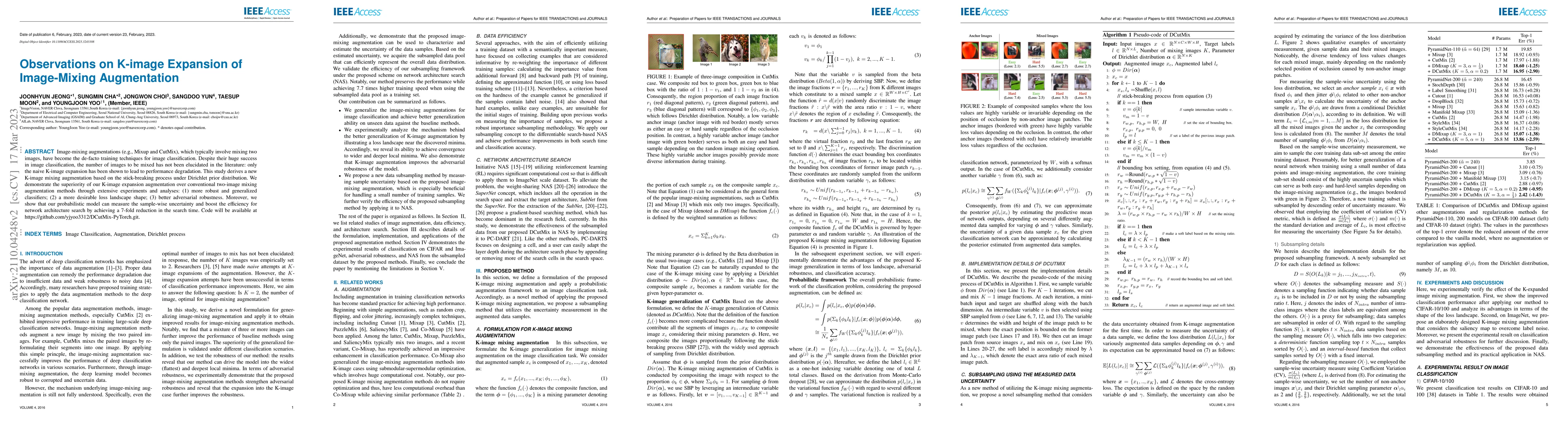 Thumbnail for Observations on K-image Expansion of Image-Mixing Augmentation for
  Classification