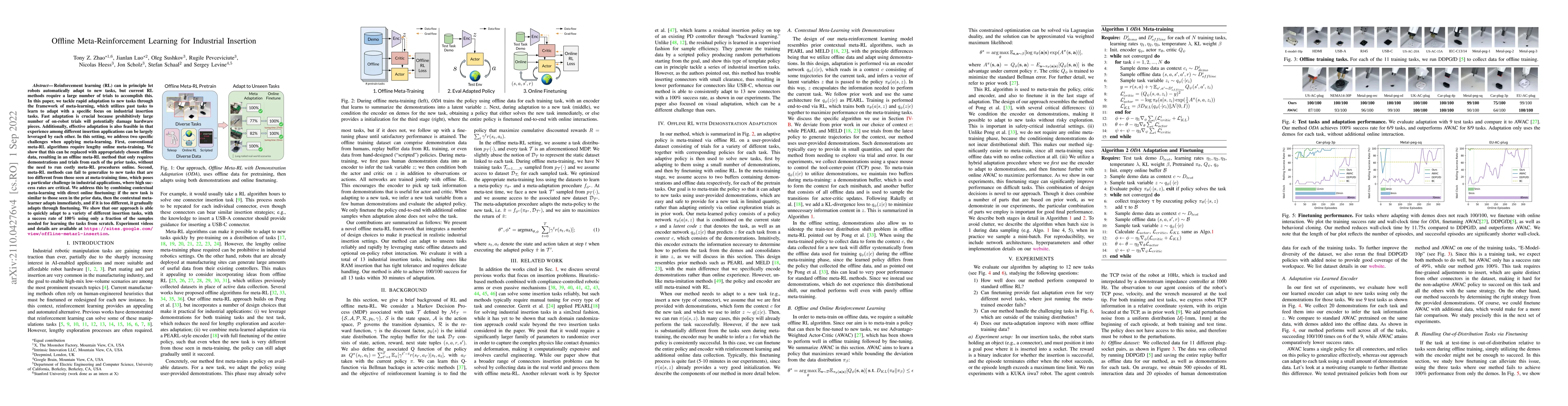 Thumbnail for Offline Meta-Reinforcement Learning for Industrial Insertion