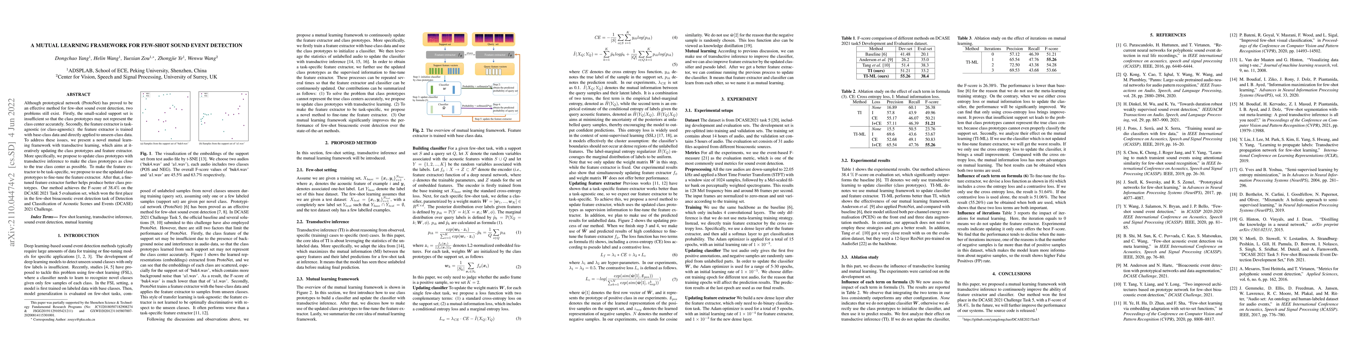 Thumbnail for A Mutual learning framework for Few-shot Sound Event Detection