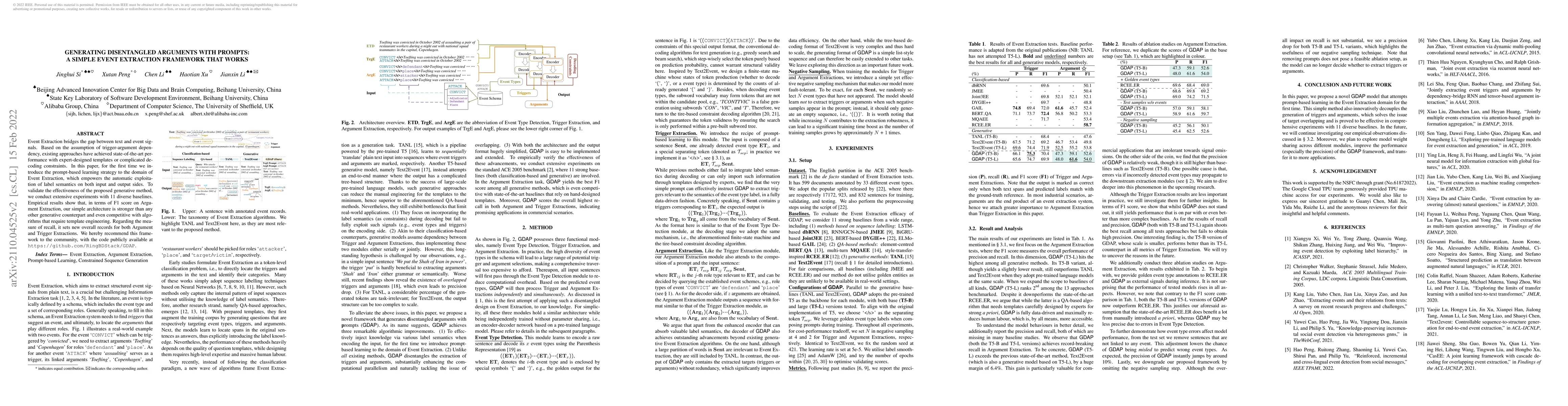 Thumbnail for Generating Disentangled Arguments with Prompts: A Simple Event
  Extraction Framework that Works