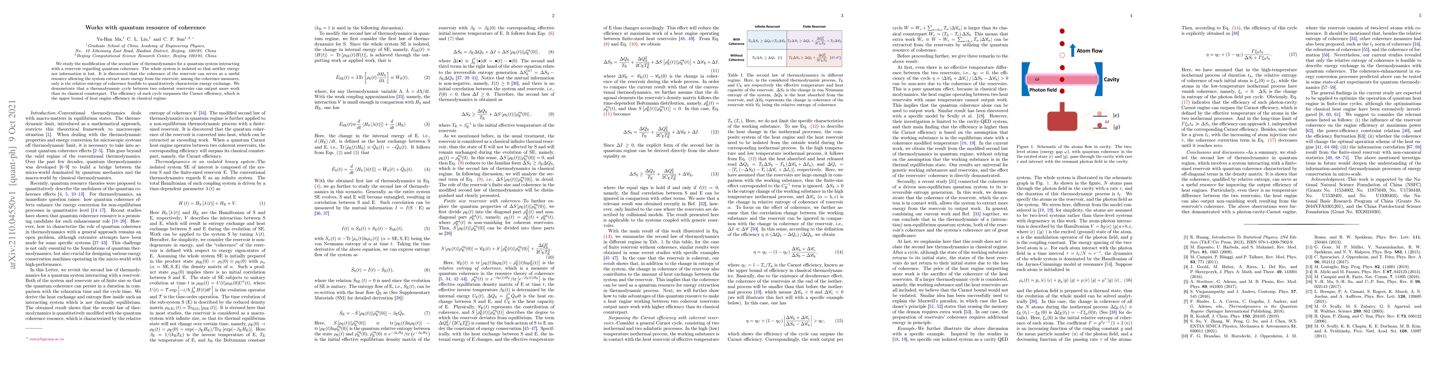 Thumbnail for Works with quantum resource of coherence