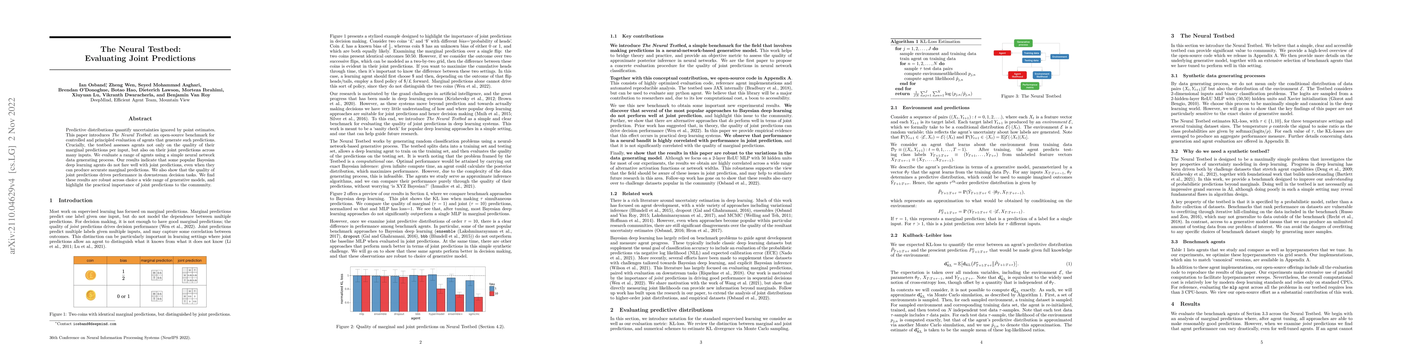 Thumbnail for The Neural Testbed: Evaluating Joint Predictions