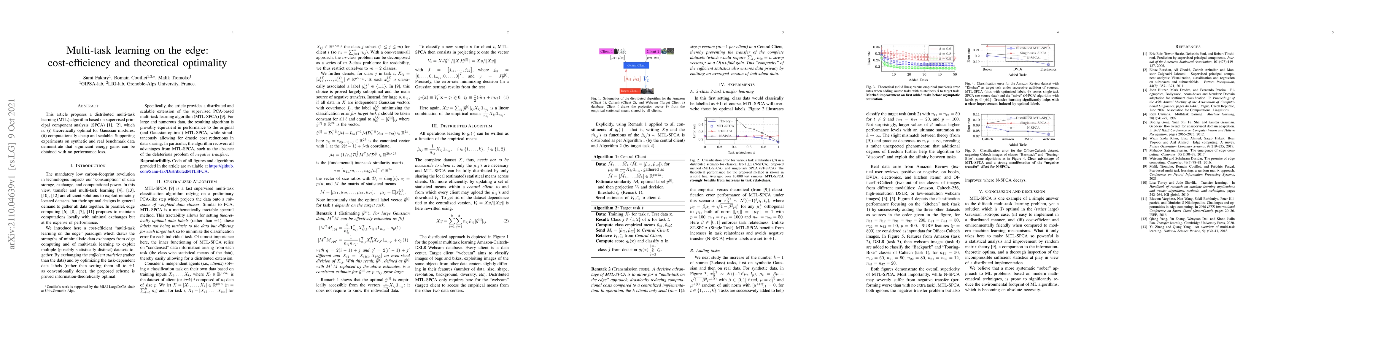 Thumbnail for Multi-task learning on the edge: cost-efficiency and theoretical
  optimality