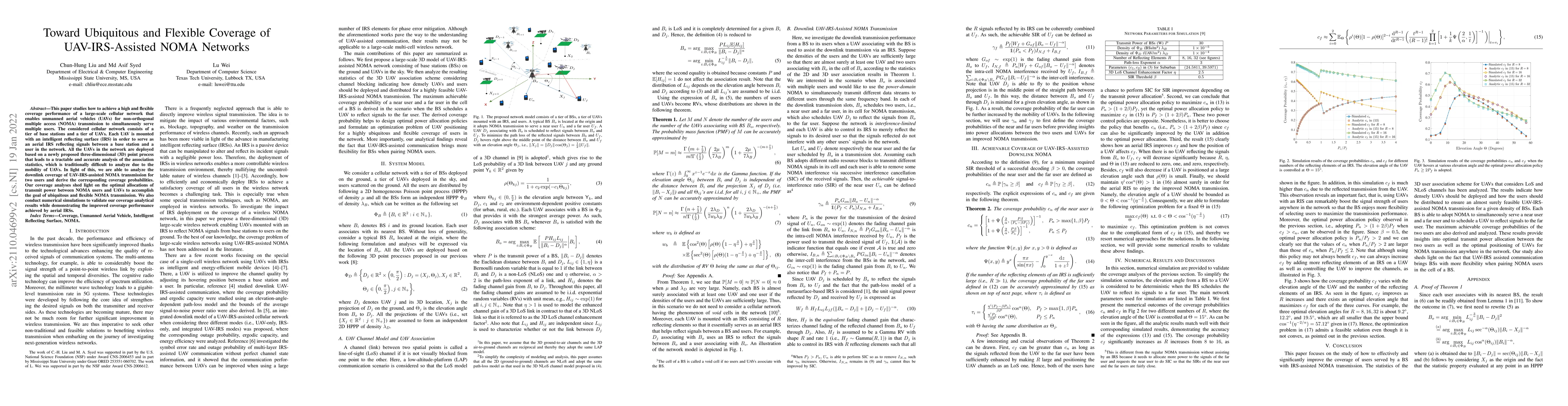 Thumbnail for Toward Ubiquitous and Flexible Coverage of UAV-IRS-Assisted NOMA
  Networks