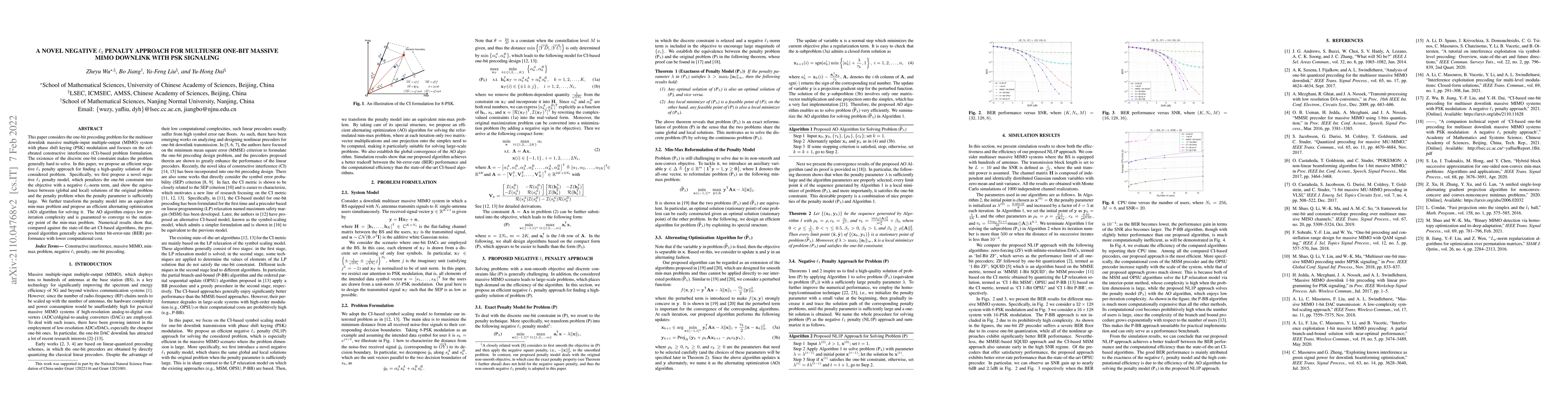 Thumbnail for A Novel Negative $\ell_1$ Penalty Approach for Multiuser One-Bit Massive
  MIMO Downlink with PSK Signaling