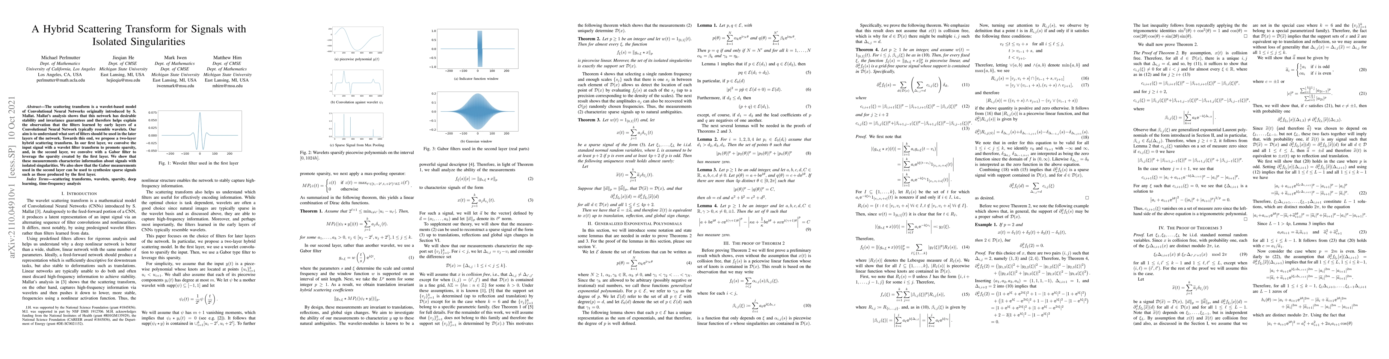 Thumbnail for A Hybrid Scattering Transform for Signals with Isolated Singularities