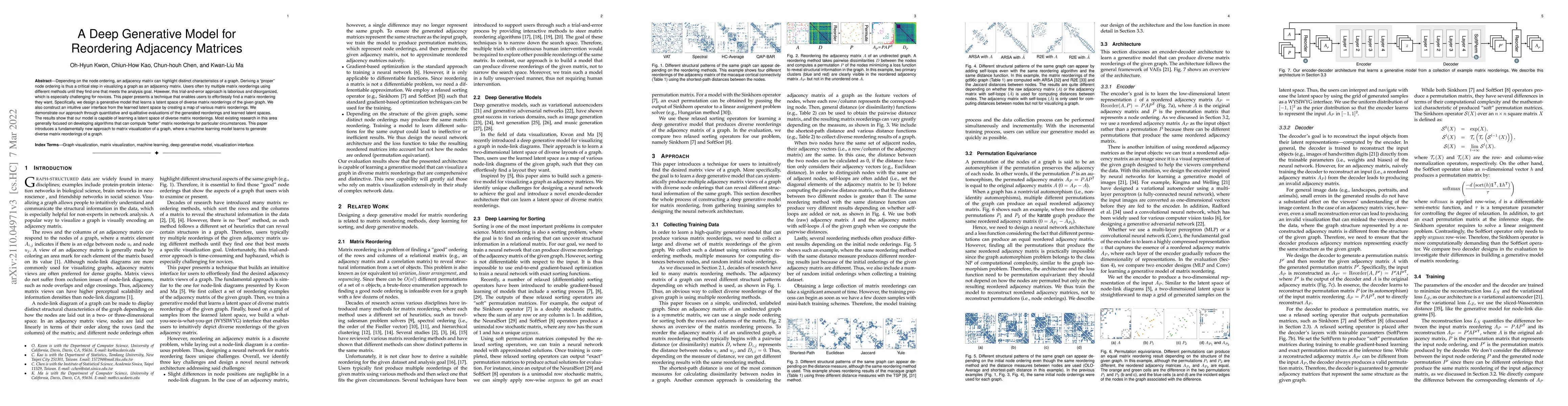 Thumbnail for A Deep Generative Model for Reordering Adjacency Matrices