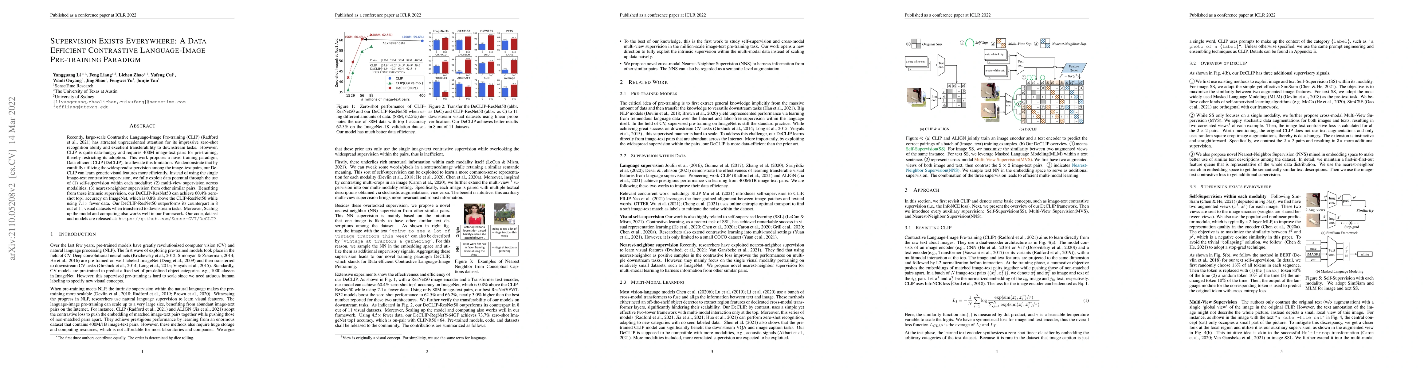 Thumbnail for Supervision Exists Everywhere: A Data Efficient Contrastive
  Language-Image Pre-training Paradigm