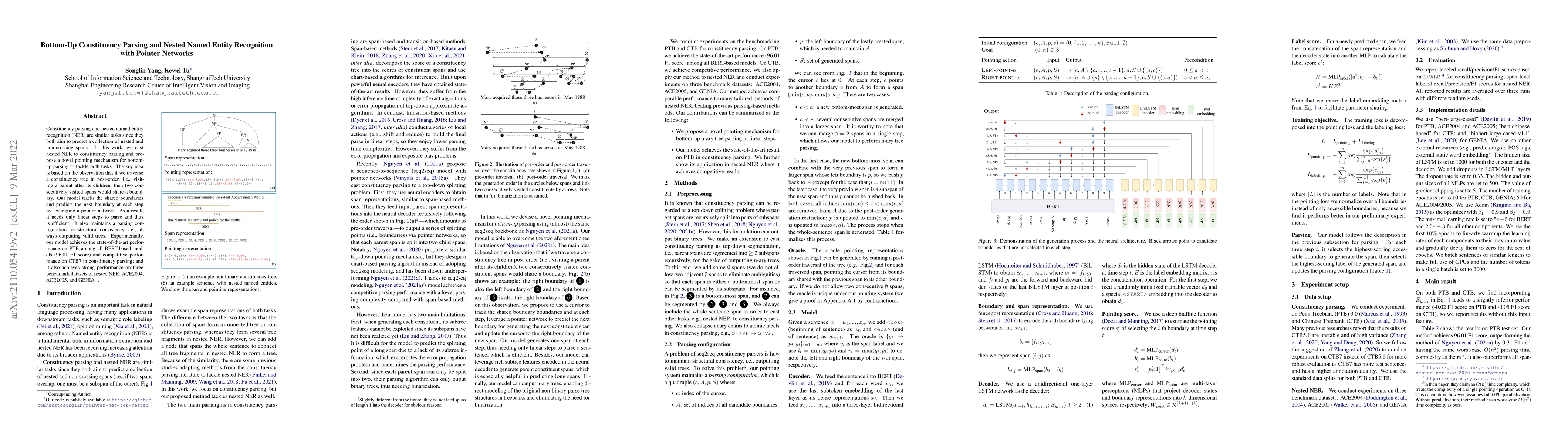 Thumbnail for Bottom-Up Constituency Parsing and Nested Named Entity Recognition with
  Pointer Networks