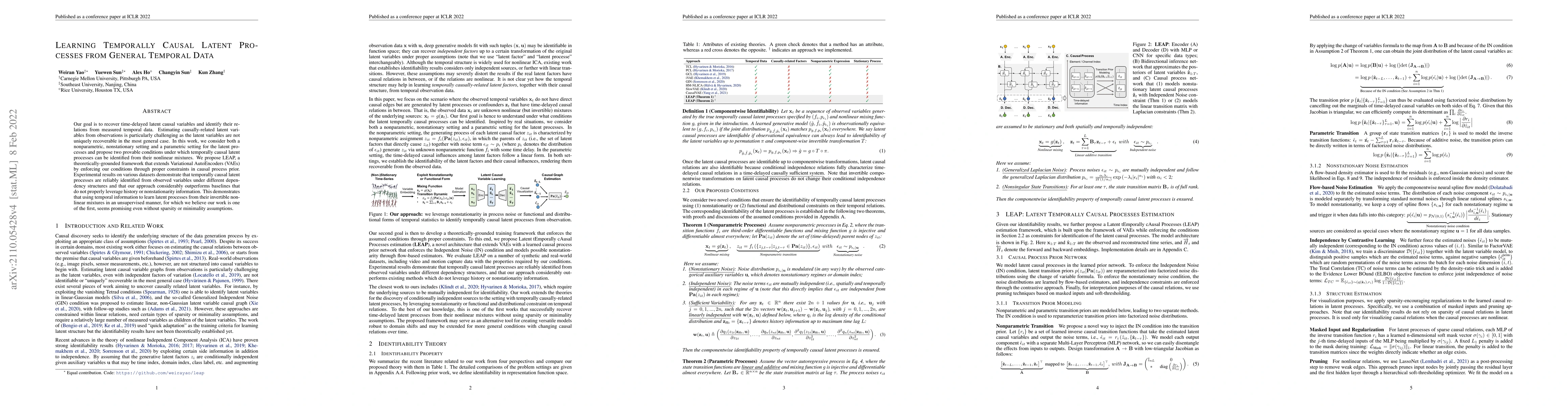 Thumbnail for Learning Temporally Causal Latent Processes from General Temporal Data