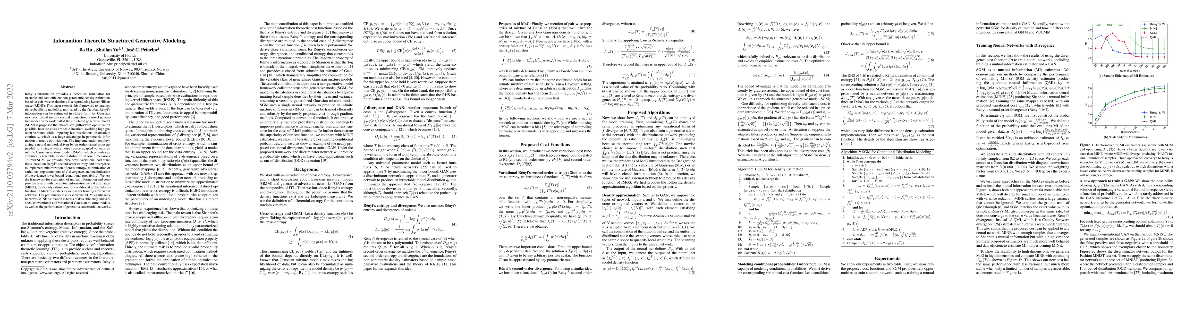 Thumbnail for Information Theoretic Structured Generative Modeling