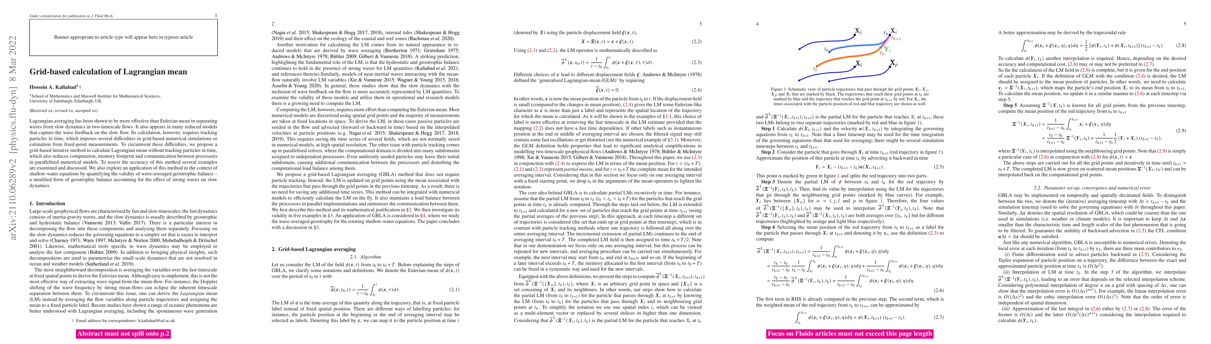 Thumbnail for Grid-based calculation of Lagrangian mean