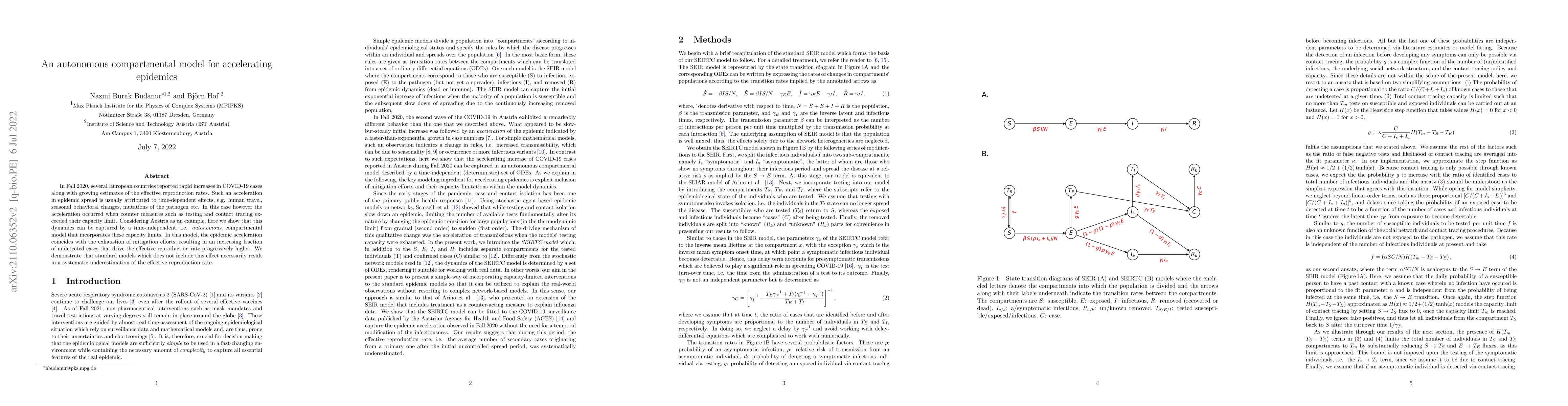 Thumbnail for An autonomous compartmental model for accelerating epidemics
