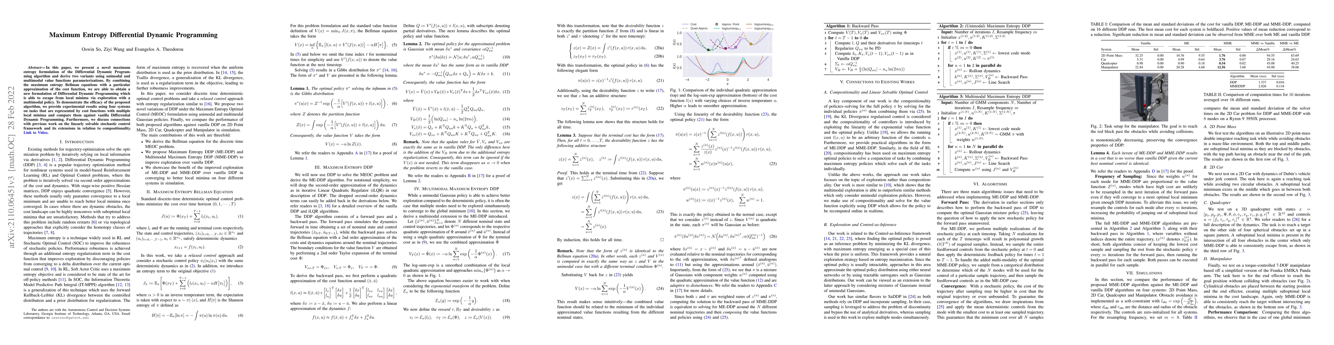 Thumbnail for Maximum Entropy Differential Dynamic Programming