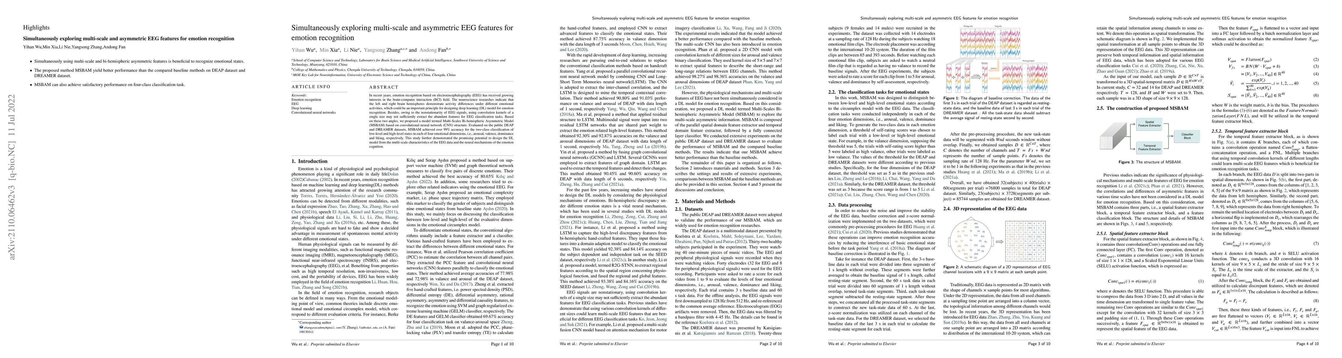 Thumbnail for Simultaneously exploring multi-scale and asymmetric EEG features for
  emotion recognition