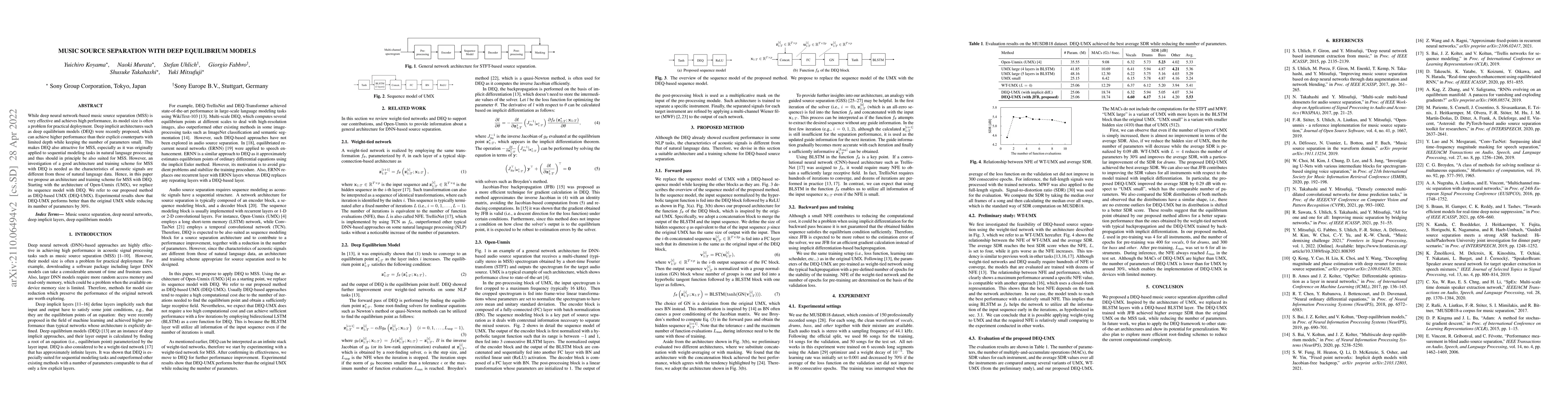 Thumbnail for Music Source Separation with Deep Equilibrium Models