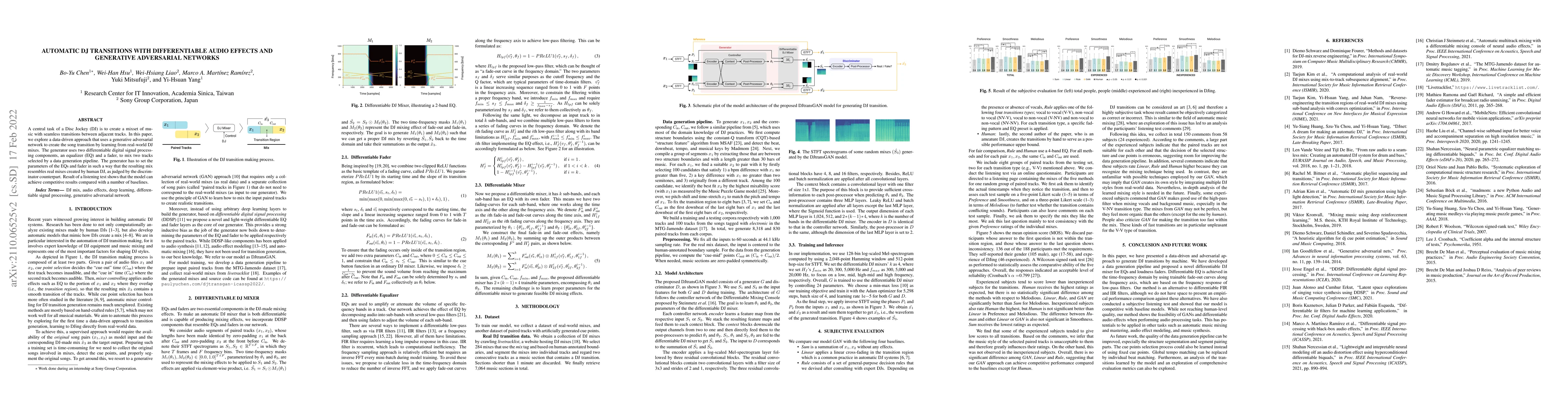Thumbnail for Automatic DJ Transitions with Differentiable Audio Effects and
  Generative Adversarial Networks