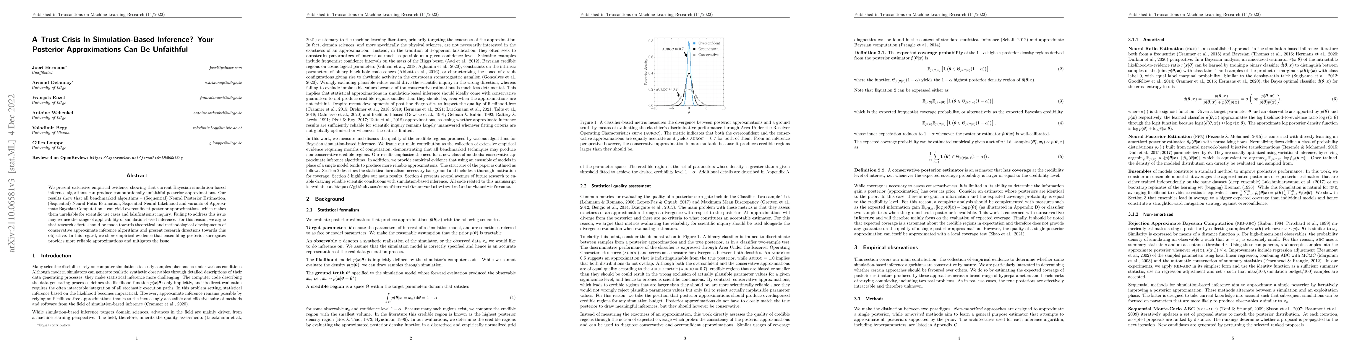Thumbnail for A Trust Crisis In Simulation-Based Inference? Your Posterior
  Approximations Can Be Unfaithful