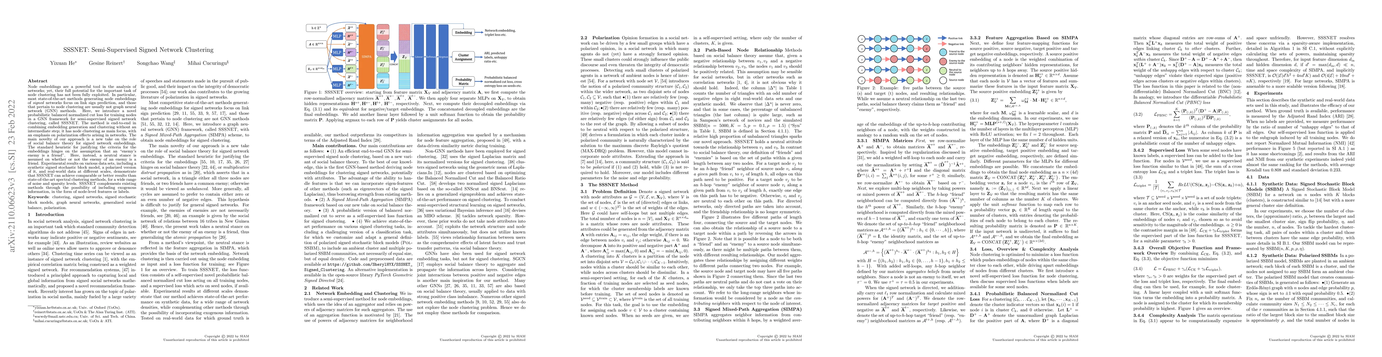 Thumbnail for SSSNET: Semi-Supervised Signed Network Clustering