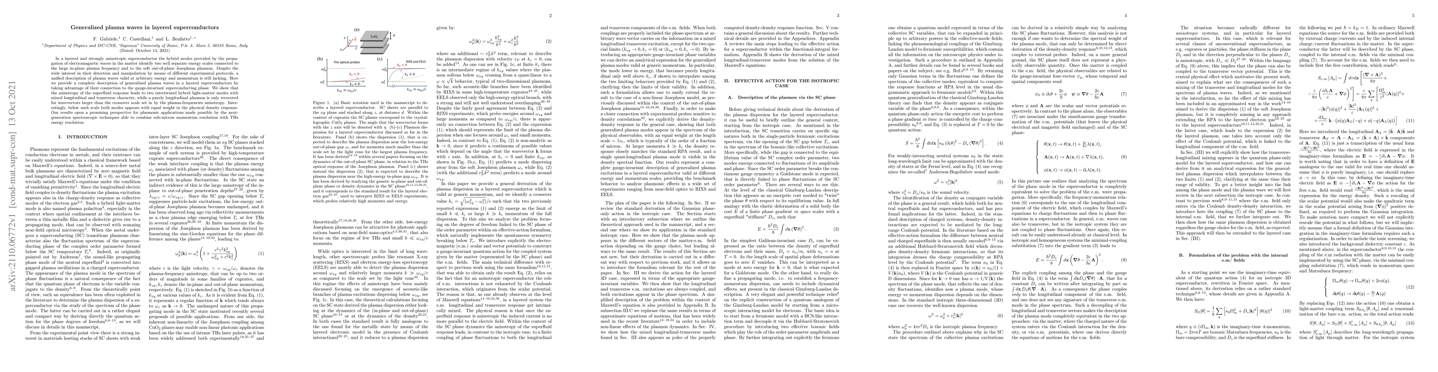 Thumbnail for Generalized plasma waves in layered superconductors