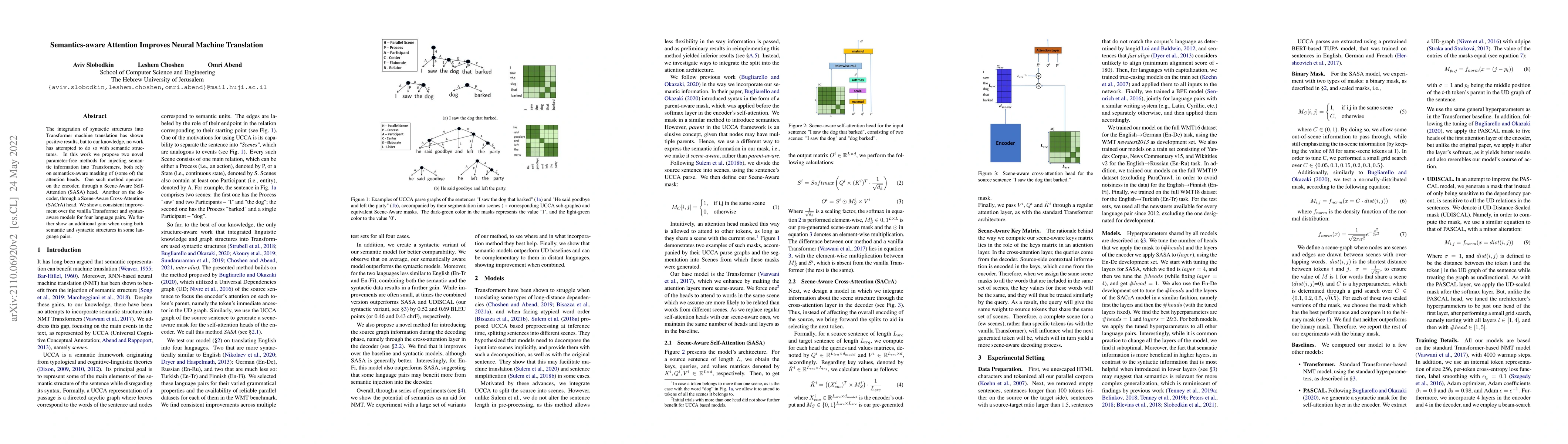 Thumbnail for Semantics-aware Attention Improves Neural Machine Translation