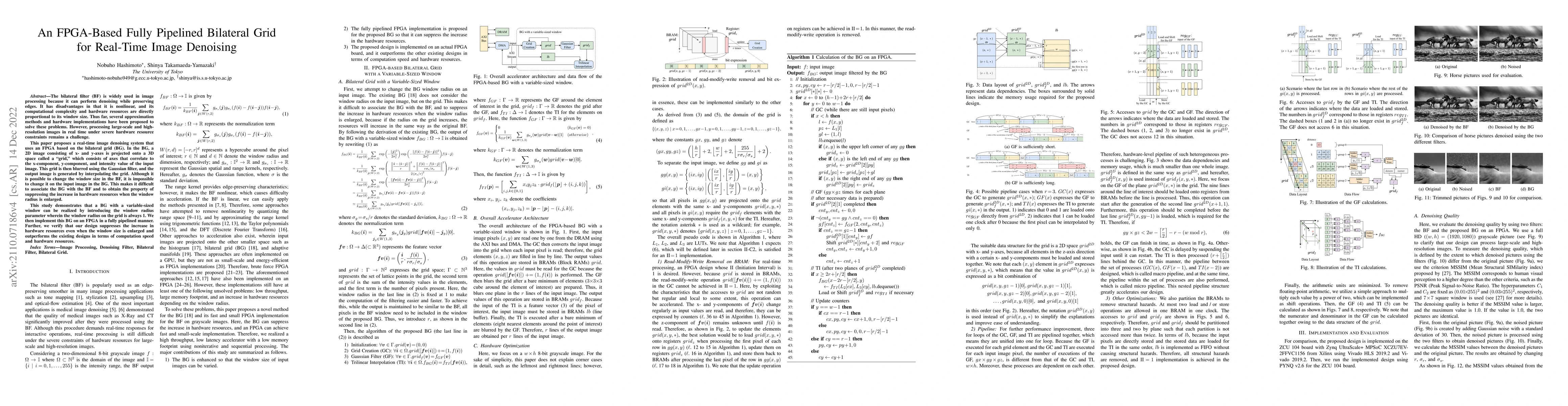 Thumbnail for An FPGA-Based Fully Pipelined Bilateral Grid for Real-Time Image
  Denoising