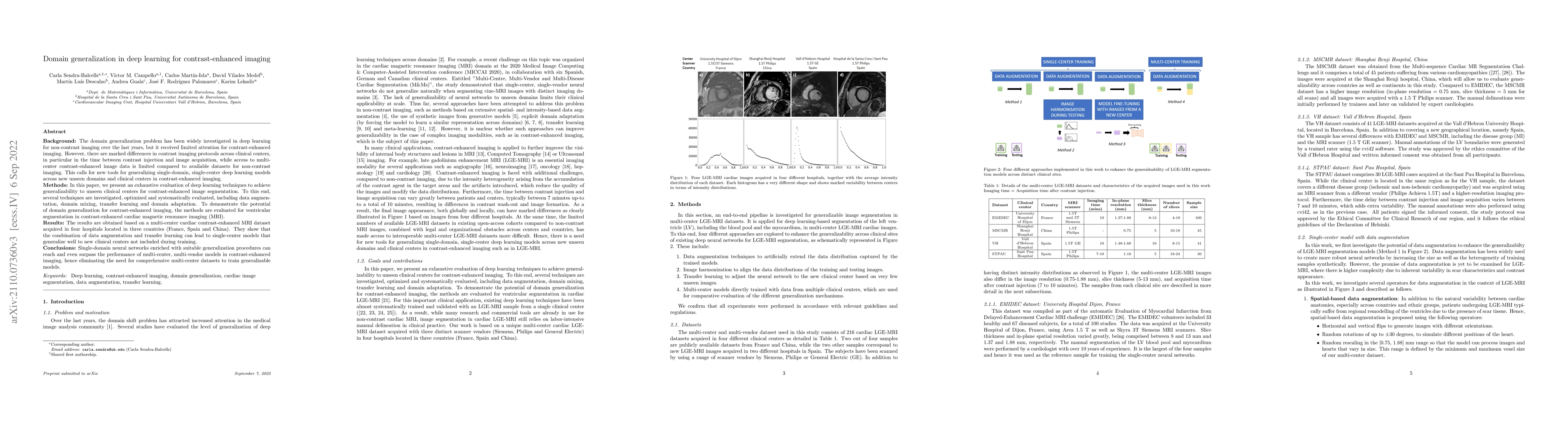 Thumbnail for Domain generalization in deep learning for contrast-enhanced imaging