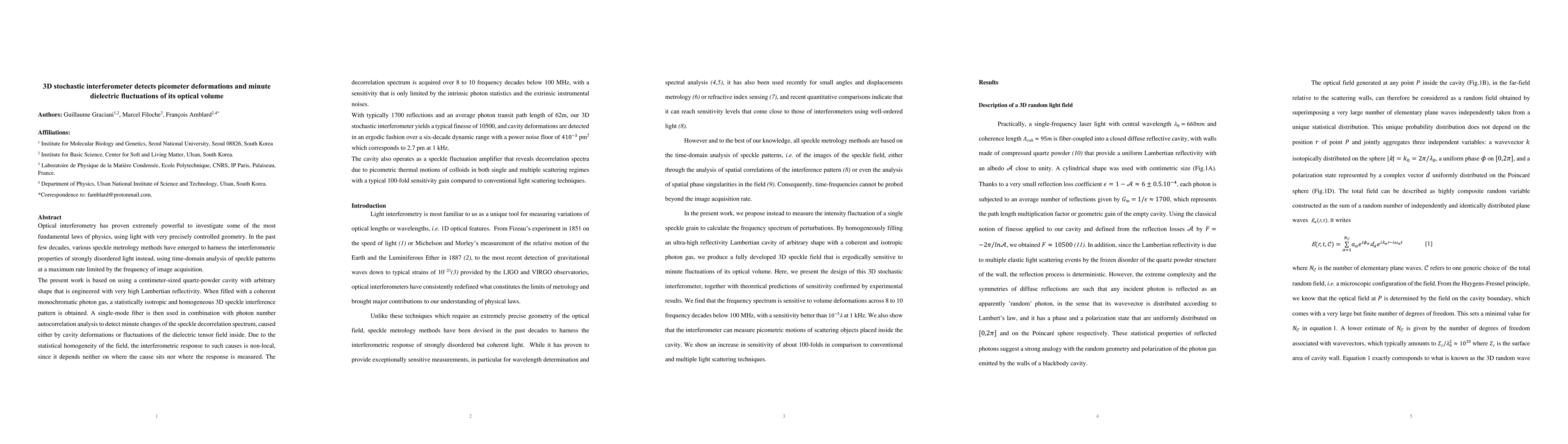 Thumbnail for 3D stochastic interferometer detects picometer deformations and minute
  dielectric fluctuations of its optical volume