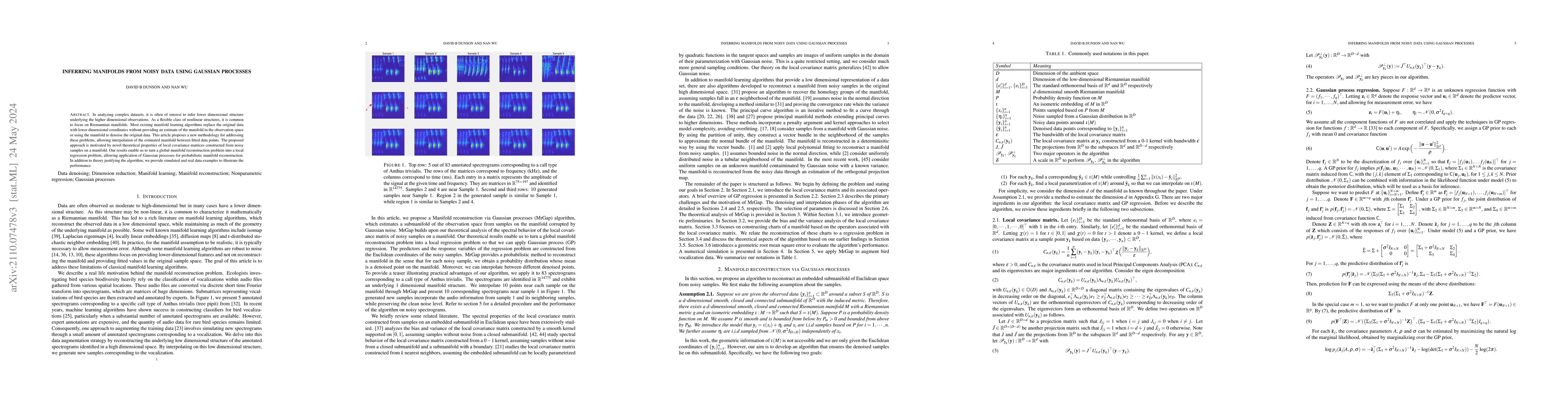 Thumbnail for Inferring Manifolds From Noisy Data Using Gaussian Processes