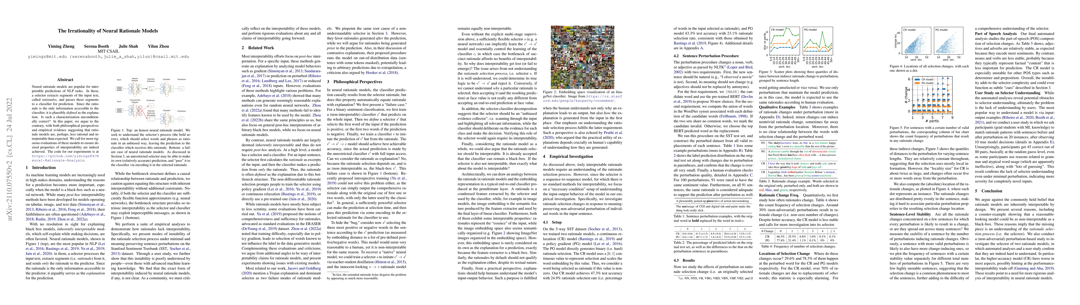 Thumbnail for The Irrationality of Neural Rationale Models