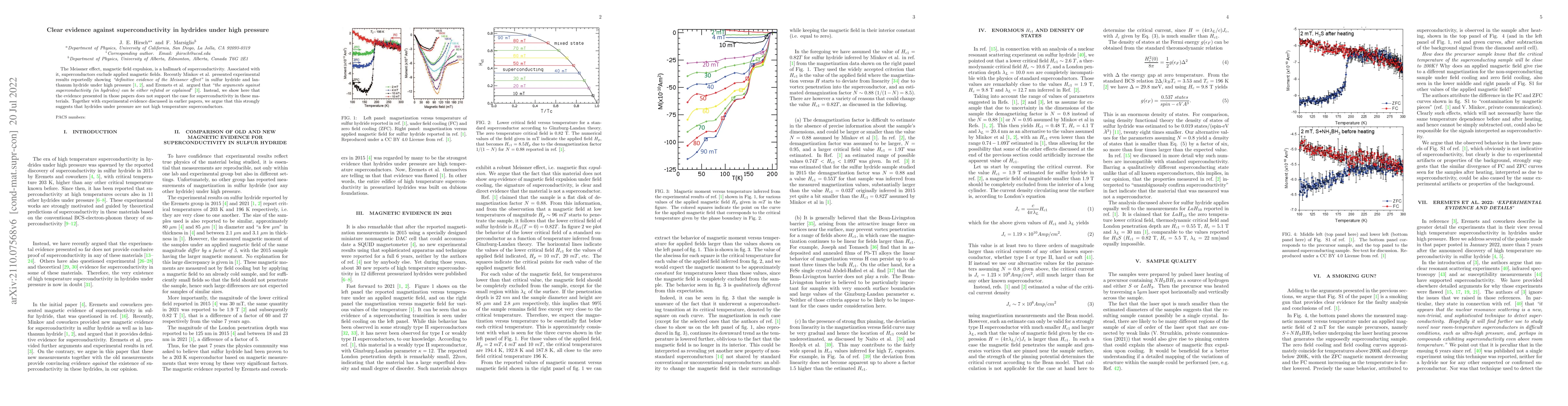 Thumbnail for Clear evidence against superconductivity in hydrides under high pressure