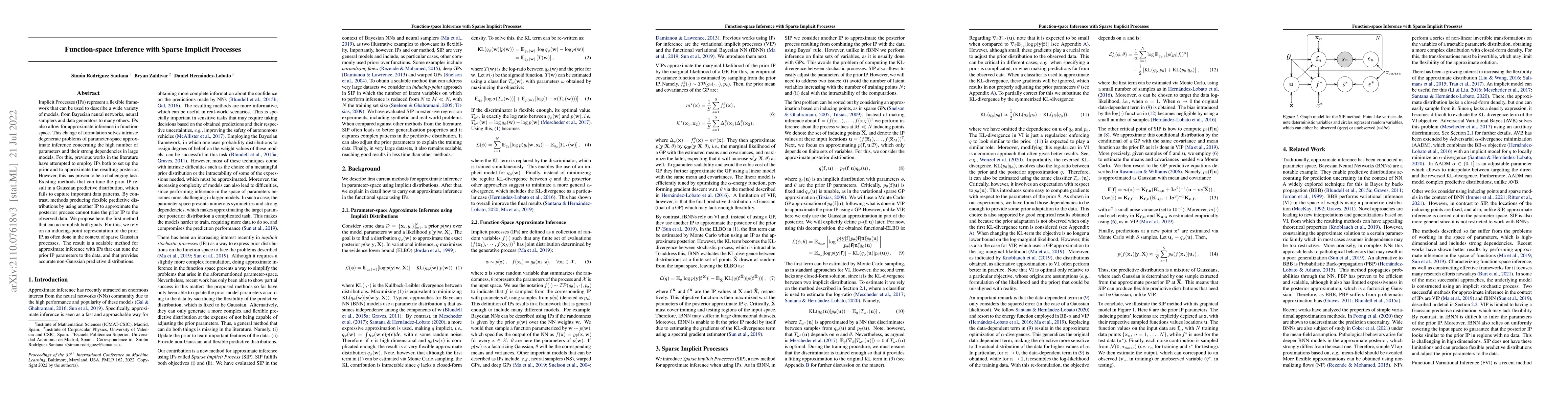 Thumbnail for Function-space Inference with Sparse Implicit Processes