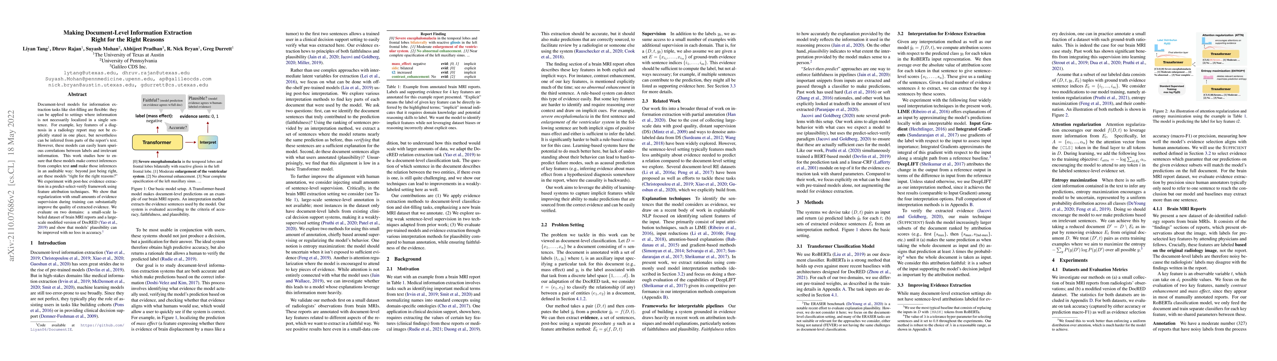 Thumbnail for Making Document-Level Information Extraction Right for the Right Reasons