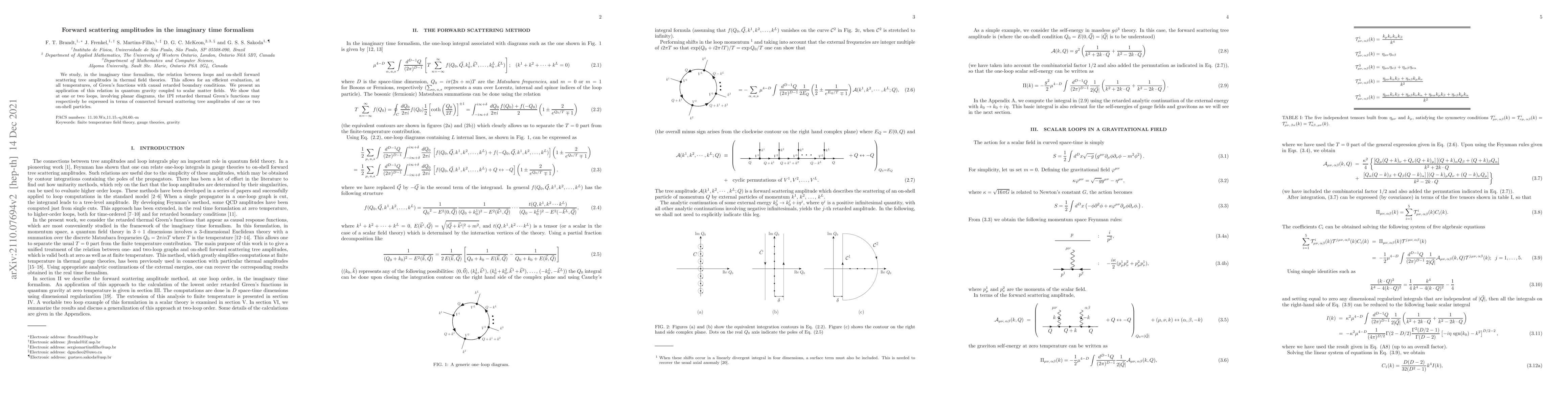 Thumbnail for Forward scattering amplitudes in the imaginary time formalism