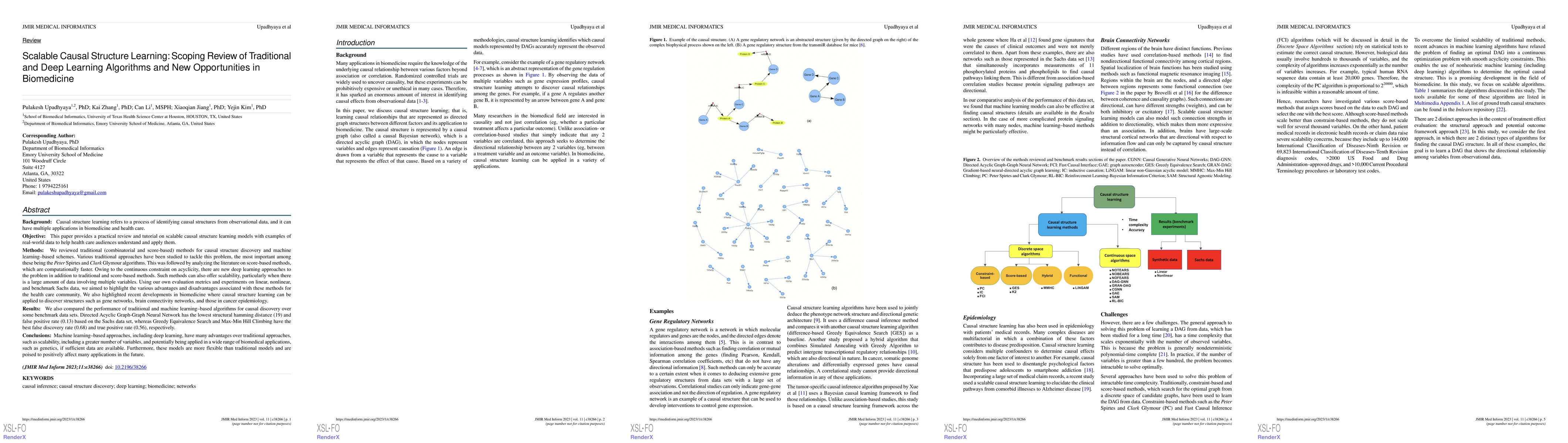 Thumbnail for Scalable Causal Structure Learning: Scoping Review of Traditional and
  Deep Learning Algorithms and New Opportunities in Biomedicine