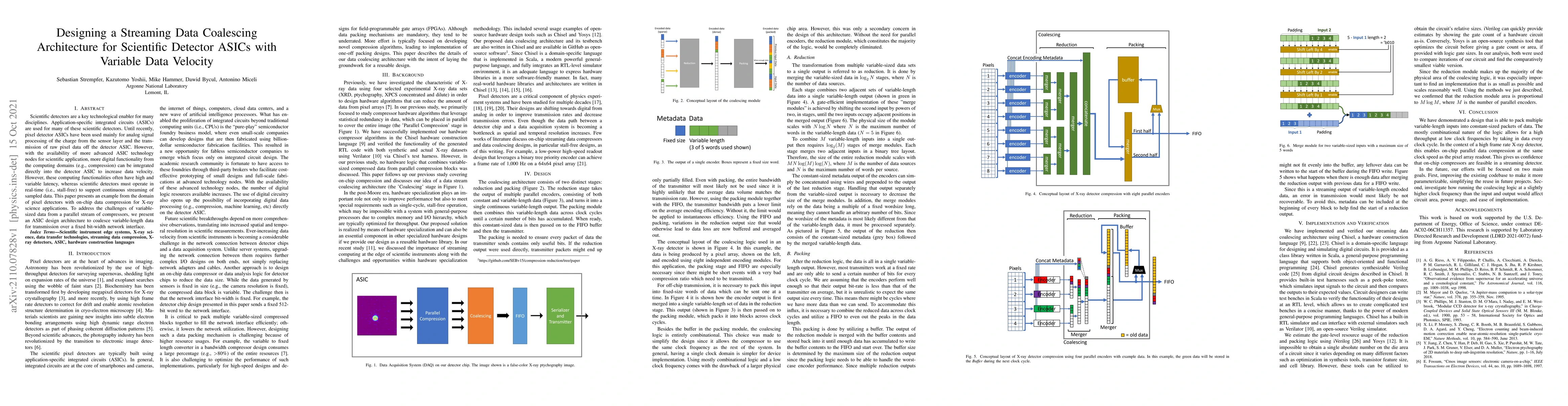 Thumbnail for Designing a Streaming Data Coalescing Architecture for Scientific
  Detector ASICs with Variable Data Velocity