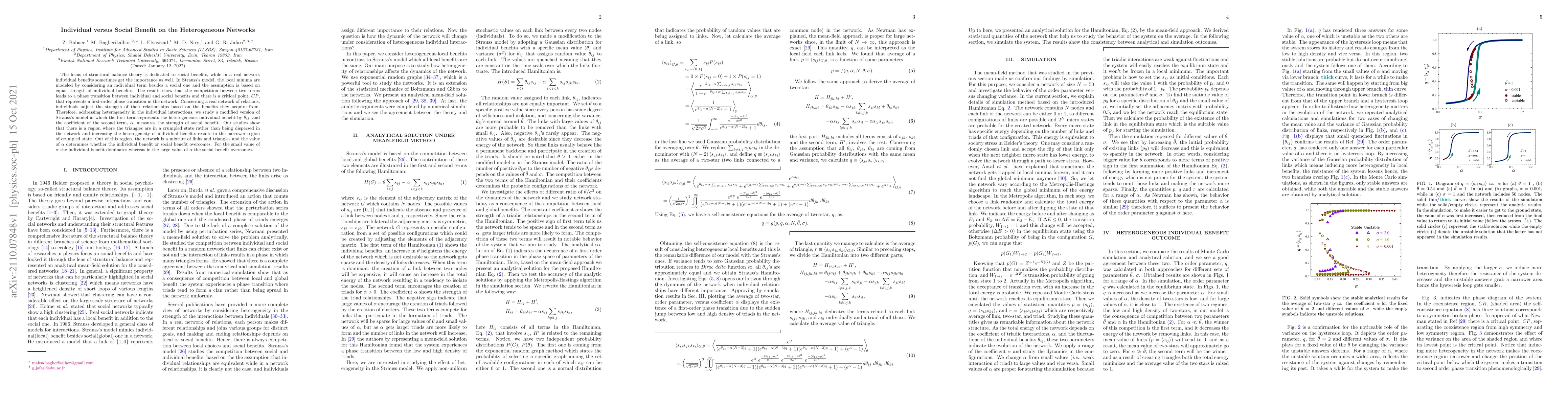 Thumbnail for Individual versus Social Benefit on the Heterogeneous Networks