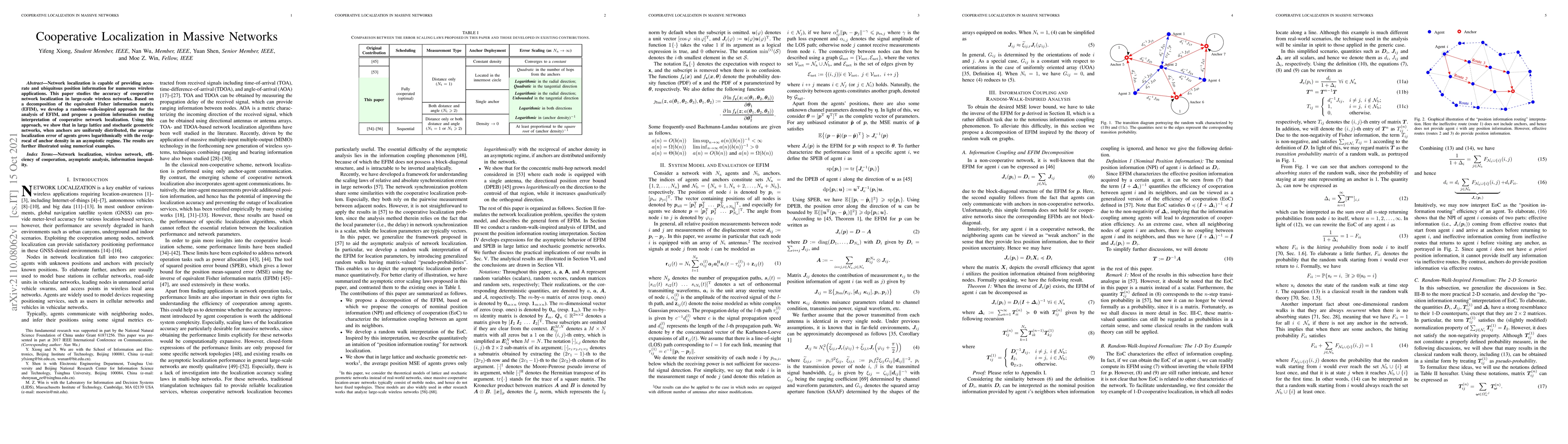 Thumbnail for Cooperative Localization in Massive Networks